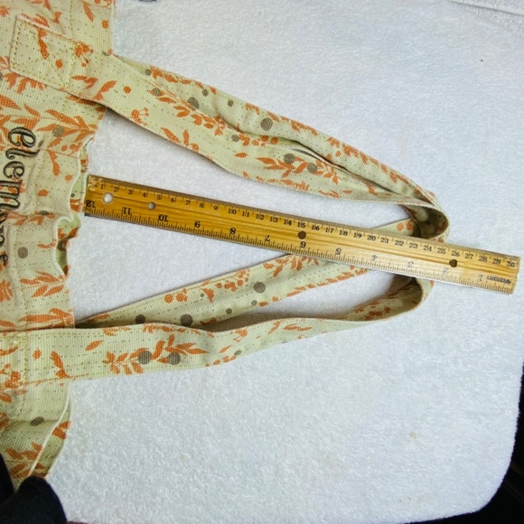 Pre-loved Orange and Cream Tote Bag - Picture 2 of 8